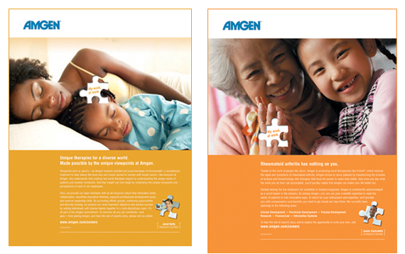 Amgen Recruitment Advertising Campaign