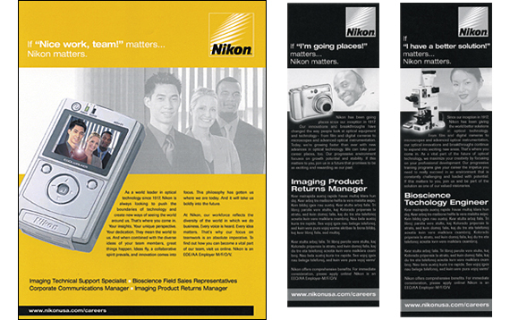 Nikon Recruitment Advertising Campaign